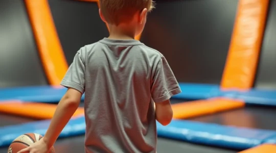 anniversaire dans un trampoline park